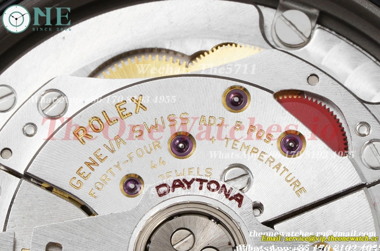 Daytona 40mm Rolex Green Dial SA4130 Cer Cer - AET AETF 0511